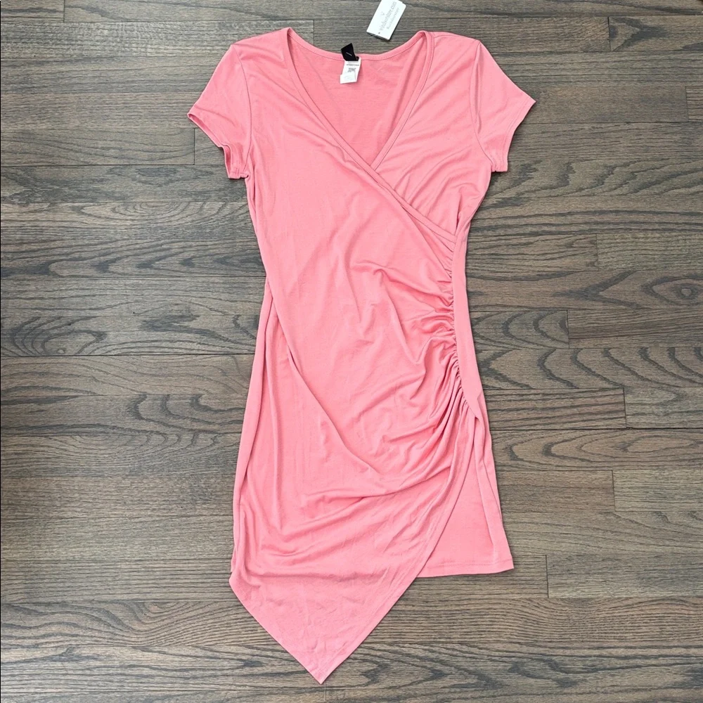 Windsor Pink Asymmetrical Wrap Dress